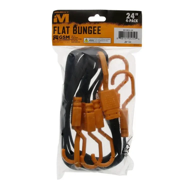 MUDDY 24″ FLAT BUNGEE / 1″ WIDTH / 4 PACK MUDDY 24″ FLAT BUNGEE / 1″ WIDTH / 4 PACK
