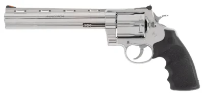 CLT ANACONDA 45COLT 8 SS AS HOGUE GRIPS 6RD