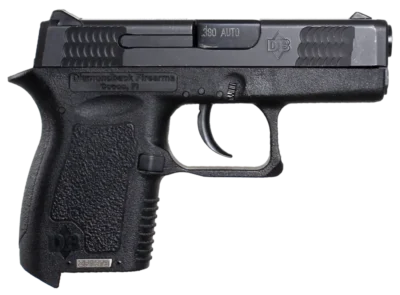 Diamondback DB380 DB380 Micro-Compact 380 ACP 2.80″ 6+1 Black Black Polymer Grip