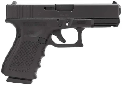 Glock PG2350203 G23 Gen 4 40 S&W 4.01″ 13+1 Black Black nDLC Front Serrations Bl