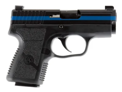 Kahr Arms PM9093TBL PM9 Thin Blue Line 9mm Luger 3.10″ 6+1 7+1 Black Black Polym
