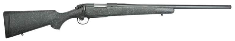 Bergara Rifles B-14 Ridge 7mm Rem Mag 3+1 24″ Black w/Gray Specs Molded Fixed w/ Bergara Rifles B-14 Ridge 7mm Rem Mag 3+1 24″ Black w/Gray Specs Molded Fixed w/