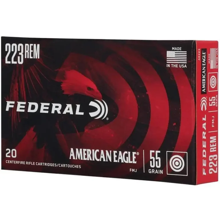 FEDERAL .223 REM 55GR FMJ BOAT-TAIL AMMO 500 ROUND CASE FEDERAL .223 REM 55GR FMJ BOAT-TAIL AMMO 500 ROUND CASE