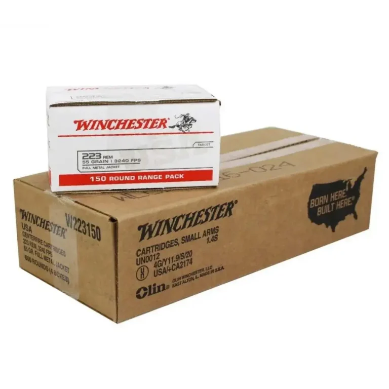 Lake City .223 Rem 55gr FMJ 600 Round Case (4-150 round boxes)