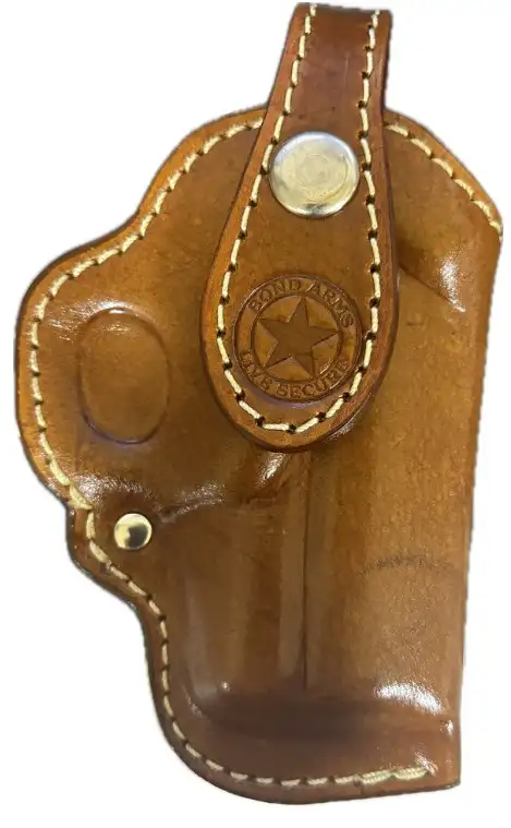Prem Leather Clip Hol 3.5″ LH Tan/White Stitch Prem Leather Clip Hol 3.5″ LH Tan/White Stitch