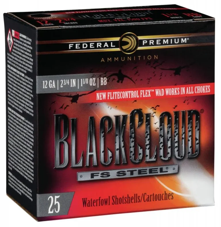 Federal PWBX147BB Black Cloud FS Steel 12 Gauge 2.75″ 1 1/8 oz BB Shot 25 Bx/ 10 Federal PWBX147BB Black Cloud FS Steel 12 Gauge 2.75″ 1 1/8 oz BB Shot 25 Bx/ 10