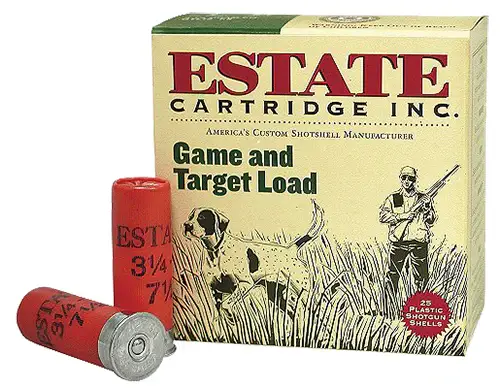 Estate GTL208 Hunting Loads Game & Target 20 Gauge 2.75″ 7/8 oz 8 Shot 25 Bx/ 10 Estate GTL208 Hunting Loads Game & Target 20 Gauge 2.75″ 7/8 oz 8 Shot 25 Bx/ 10