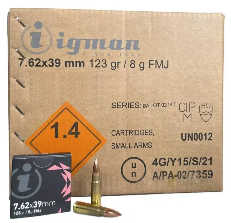 GO IGMAN 7.62X39 840RD CASE GO IGMAN 7.62X39 840RD CASE