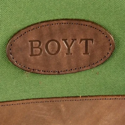 Boyt Signature SC50 Canvas and Leather Shotgun Shell Pouch Olive Drab