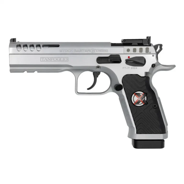 Tanfoglio Stock 1 Xtrm 9mm 17rd 4.45in Chrome Tanfoglio Stock 1 Xtrm 9mm 17rd 4.45in Chrome