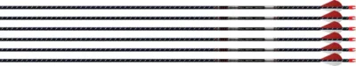 Easton 5mm Full Metal Jacket Arrows 500 Blazer Vanes 6 pk.