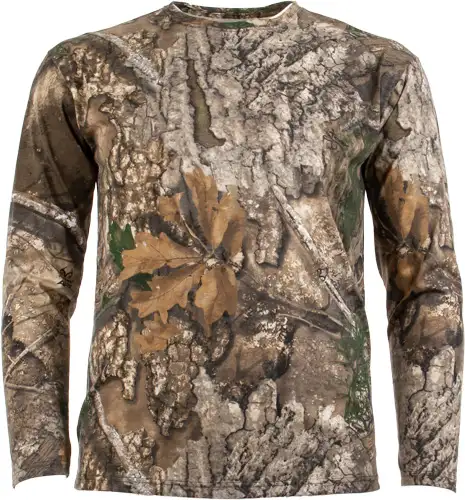 Habit Bear Cave Long Sleeve Tee Realtree APX 2XL