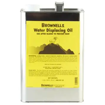 WATER DISPLACING OIL ”AFTER-BLUING” RUST PREVENTION AFTER-BLUING WATER DISPLACING OIL RUST PREVENTATIVE,1 GALLON WATER DISPLACING OIL ”AFTER-BLUING” RUST PREVENTION AFTER-BLUING WATER DISPLACING OIL RUST PREVENTATIVE,1 GALLON