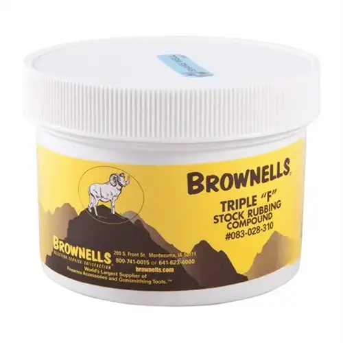 TRIPLE ”F”? COMPOUND STOCK RUBBING COMPOUND, TRIPLE ”F”, 10OZ