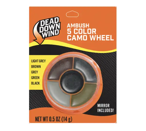 Dead Down Wind Camo Wheel 5 Color Face Paint Dead Down Wind Camo Wheel 5 Color Face Paint
