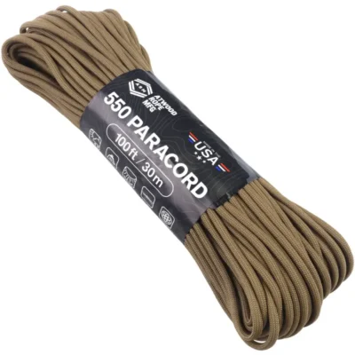BROWN COYOTE 550 PARACORD 100′
