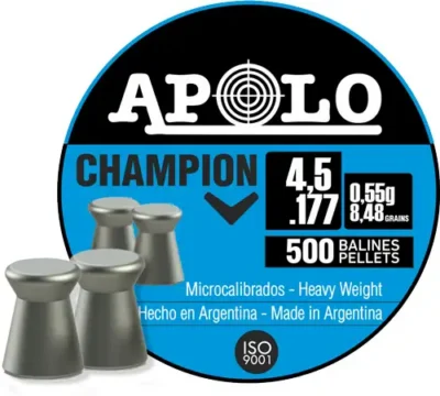 Apolo Champion 8.45gr 4.5mm .177 Caliber 500-Round