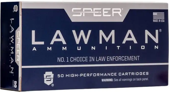 9MM LUGER 135GR TMJ LAWMAN 50 ROUNDS