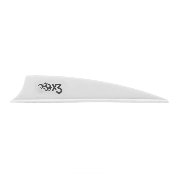 Bohning X3 Vanes Shield Cut 3 in. White 36 pk.