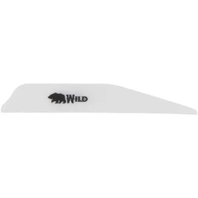 Bohning Wild Vanes 3 in. White 100 pk.