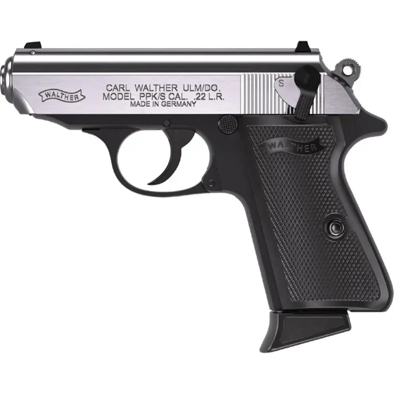 Walther PPK/s Stainless/Blk Two Tone .22LR 10rd Walther PPK/s Stainless/Blk Two Tone .22LR 10rd