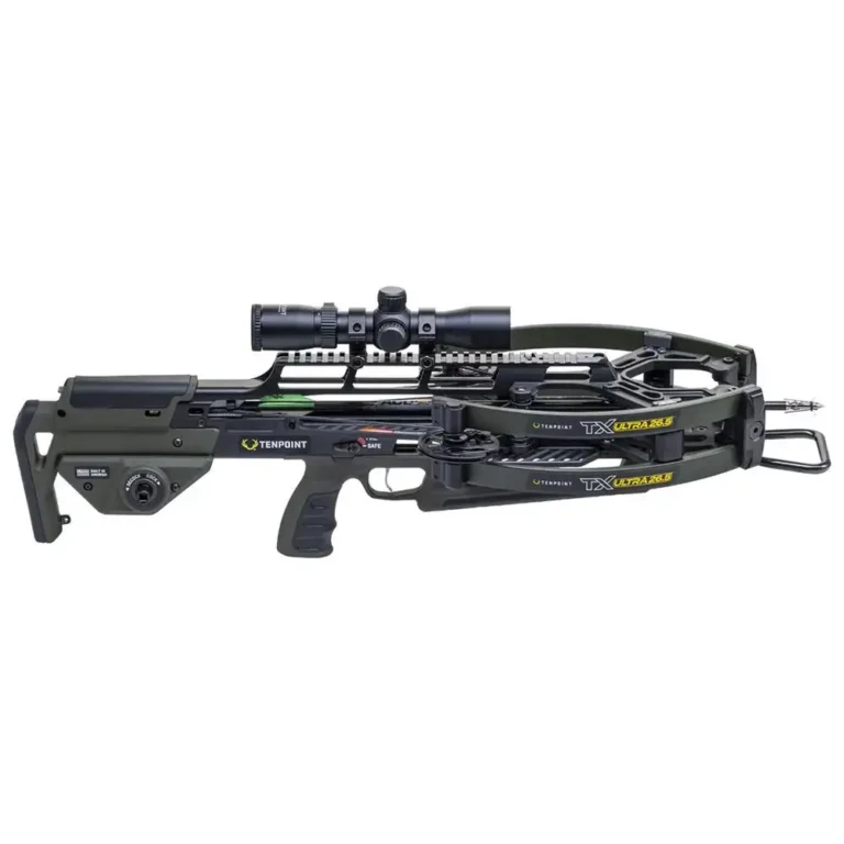 TenPoint TX Ultra 26.5 Crossbow Package ACUslide MAXX RangeMaster 100 Scope Moss Green TenPoint TX Ultra 26.5 Crossbow Package ACUslide MAXX RangeMaster 100 Scope Moss Green