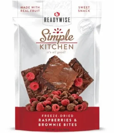 Readywise Simple Kitchen Raspberries & Brownie Bites