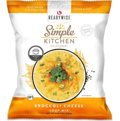 Readywise Simple Kitchen Cheddar Broccoli Soup Single Pouch