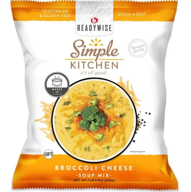 Readywise Simple Kitchen Cheddar Broccoli Soup Single Pouch Readywise Simple Kitchen Cheddar Broccoli Soup Single Pouch
