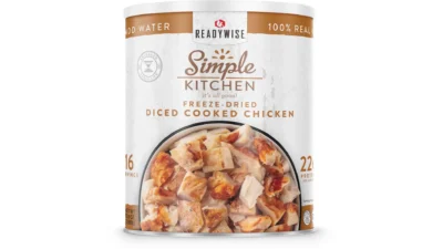 ReadyWise Simple Kitchen FD Diced Chicken – 16 Serving Can