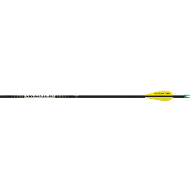 Easton X10 Parallel Pro Arrows 380 AAE Hybrid 26 Vanes 6-Pack. Easton X10 Parallel Pro Arrows 380 AAE Hybrid 26 Vanes 6-Pack.