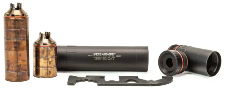 GRIFFIN SUPPRESSOR REVOLUTION 45 MOD 4 BLK GRIFFIN SUPPRESSOR REVOLUTION 45 MOD 4 BLK