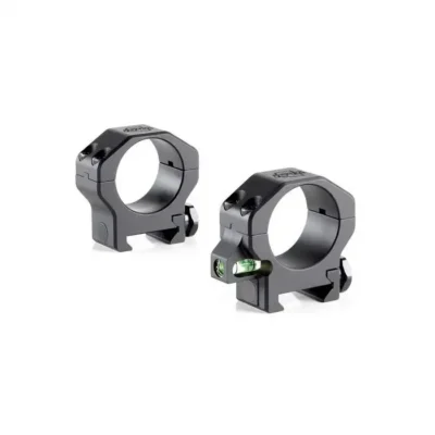 RPM Precision 34mm Low (.885”) Scope Rings with Co-linear Bubble Level