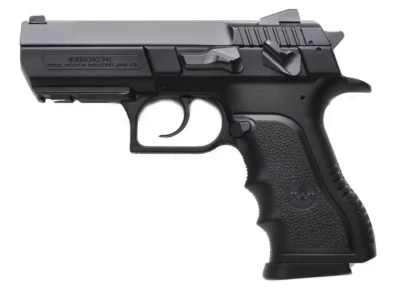 IWI US J941PSL910II Jericho 941  9mm Luger 3.80″ 10+1 Black Steel Slide Black Po