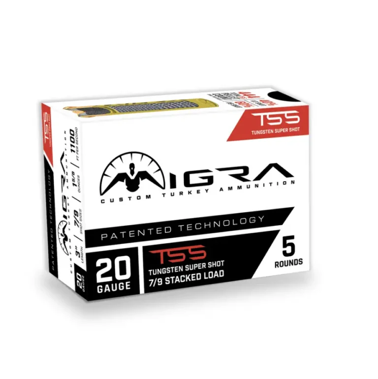 Migra Hybrid Custom Turkey Shotgun Ammo 12 ga. 3 in. 2 oz. Lead/Tungsten 5/9 Shot 5 rd. Migra Hybrid Custom Turkey Shotgun Ammo 12 ga. 3 in. 2 oz. Lead/Tungsten 5/9 Shot 5 rd.