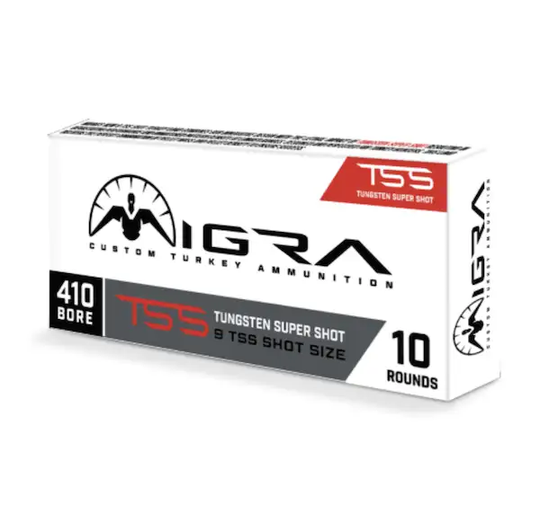 410Ga 3” High Density Tungsten 7/8oz. 9 Shot 10Rds