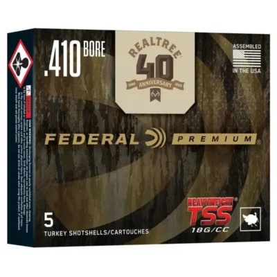 FEDERAL HEAVYWEIGHT TSS Realtree 40th Anniv 410 3 IN 13/16OZ #9 5 ROUNDS