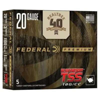 FEDERAL HEAVYWEIGHT TSS Realtree 40th Anniv 20GA 3 IN 1 1/2OZ #9 5 ROUNDS