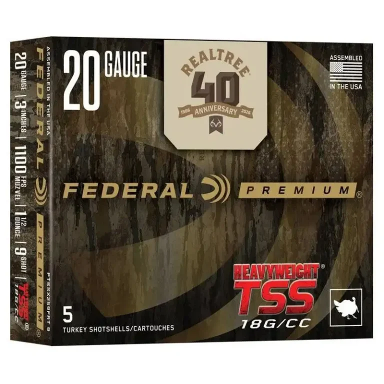 FEDERAL HEAVYWEIGHT TSS Realtree 40th Anniv 20GA 3 IN 1 1/2OZ #9 5 ROUNDS