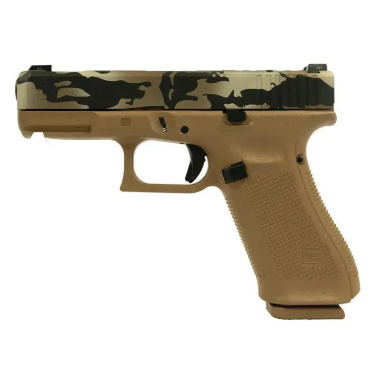 GLOCK 19X (V) 9MM GNS COMM 17RD CAMO PORTED BARREL OPTIC READY GLOCK 19X (V) 9MM GNS COMM 17RD CAMO PORTED BARREL OPTIC READY