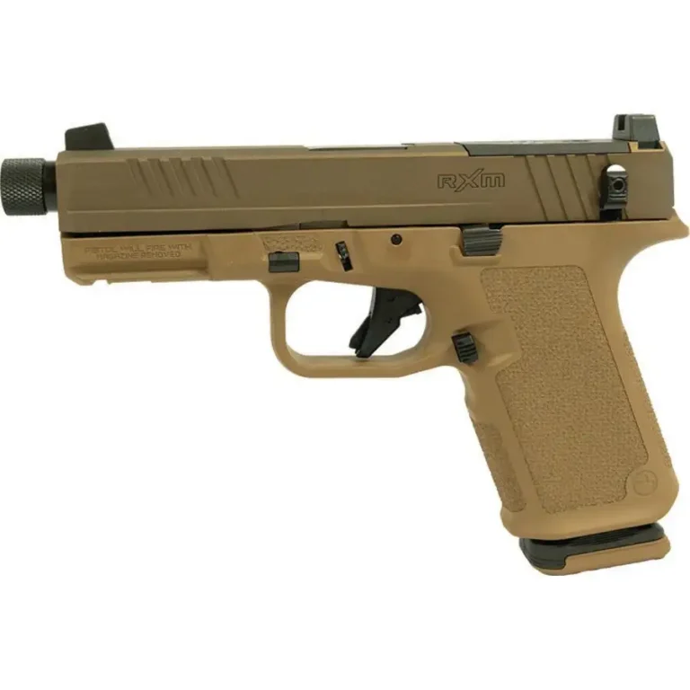Ruger RXM 9mm 15Rd 4.5In TB Blk Poly Frame Tan Frnt NS Slide Lock Ruger RXM 9mm 15Rd 4.5In TB Blk Poly Frame Tan Frnt NS Slide Lock