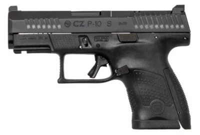 CZ 05160 P-10 USA Sub Compact 9mm Luger 3.50″ 10+1 Black Black Interchangeable B