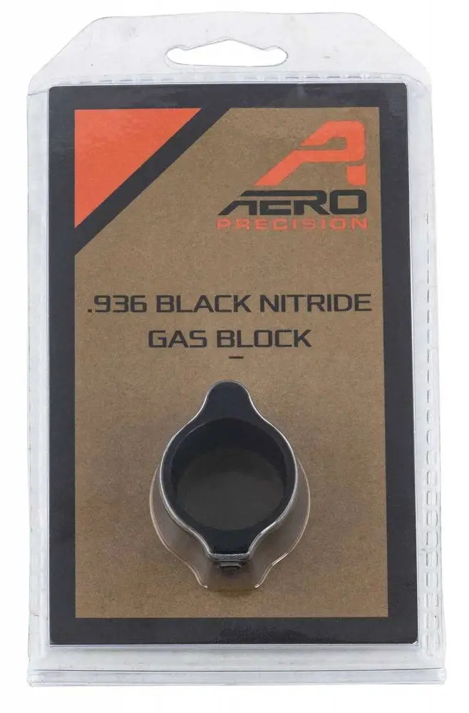 Aero Precision .936 Low Profile Gas Block w/ No Logo – Nitride Aero Precision .936 Low Profile Gas Block w/ No Logo – Nitride