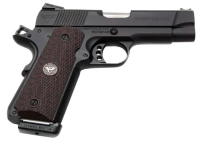 Wilson Combat PROEPR45 1911 Professional Elite 45 ACP 4″ 8+1 Black, Black Cherry