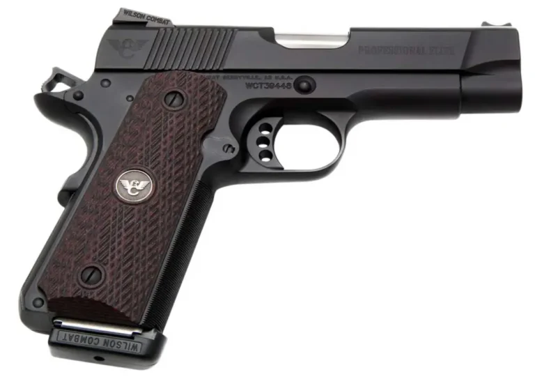 Wilson Combat PROEPR45 1911 Professional Elite 45 ACP 4″ 8+1 Black, Black Cherry