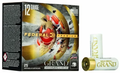 Federal GMT11675 Premium Gold Medal Grand Plastic 12 Gauge 2.75″ 1 1/8 oz 7.5 Sh