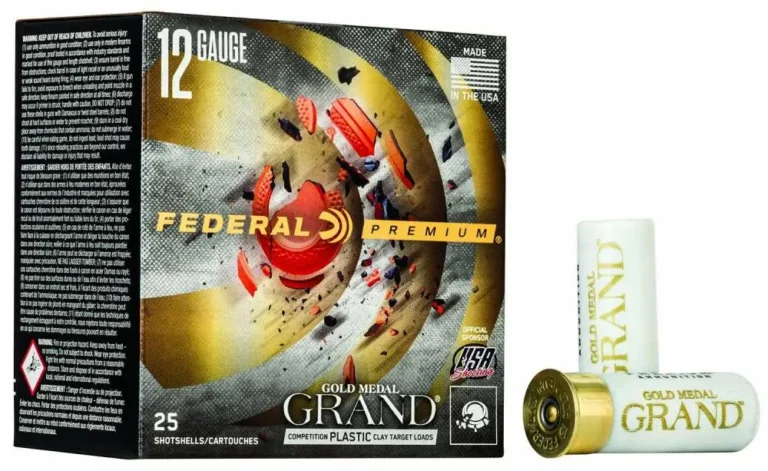 Federal GMT11675 Premium Gold Medal Grand Plastic 12 Gauge 2.75″ 1 1/8 oz 7.5 Sh