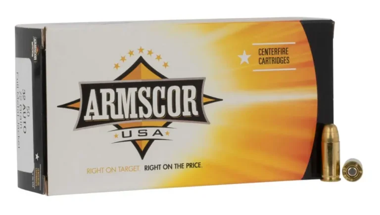 Armscor FAC32ACP1N Pistol 32 ACP 71 gr Full Metal Jacket (FMJ) 50 Bx/ 20 Cs Armscor FAC32ACP1N Pistol 32 ACP 71 gr Full Metal Jacket (FMJ) 50 Bx/ 20 Cs