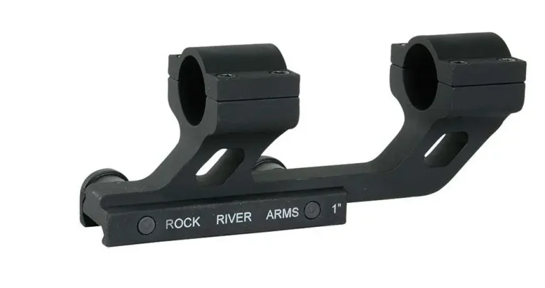 Rock River Arms AR0130T Hi-Rise Cantilever Scope Mount 1″ High Matte Black