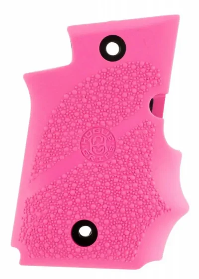 Hogue 98087 Rubber Grip with Finger Grooves Sig P938 w/Ambidextrous Safety Pink